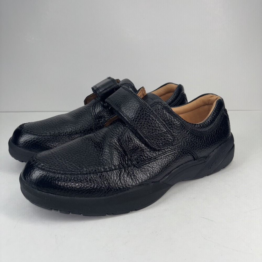 Dr. Comfort Scott 9210 Men's US 11.5W Black Leather Diabetic Comfort Ortho Shoes